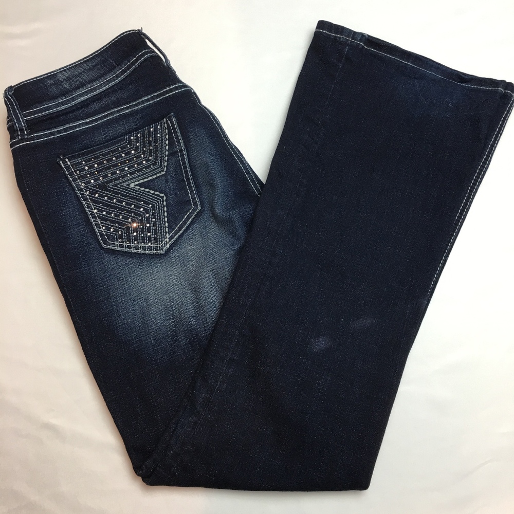 People's Liberation Jeans Rhinestone Details - Picture 1 of 7